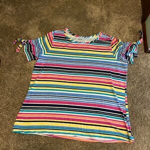 Croft & Barrow Multicolor Striped Top- Croft & Barrow